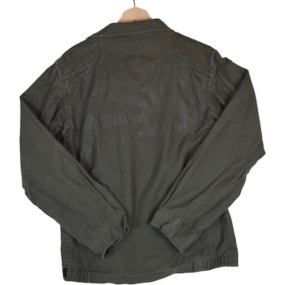 O'Neill Military Utility Jacket Sz L Olive Green Premium Series Workwear - Picture 3 of 14